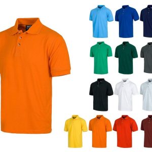 Polo de Trabajo Manga Corta Laboral Sin Bolsillos Mezcla